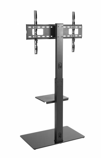 TV-Stand LUMLDT03-17FL Schwarz - Stahl - 66 x 146 x 40 cm