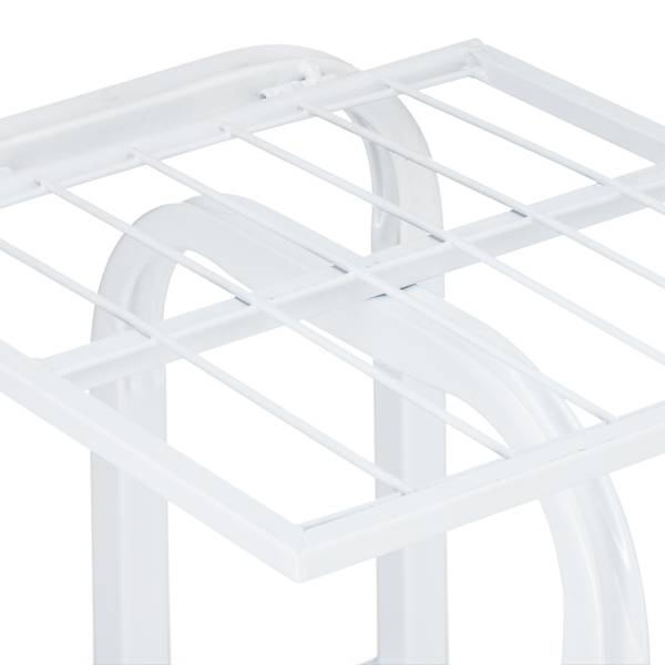Metalen plantenrek 4 etages wit