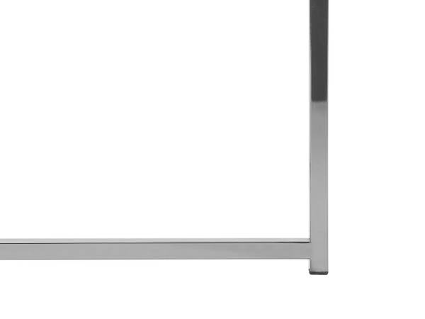 Table basse QUINCY Argenté - Blanc