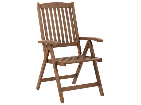 Gartenstuhl AMANTEA Braun - Massivholz - 54 x 105 x 69 cm