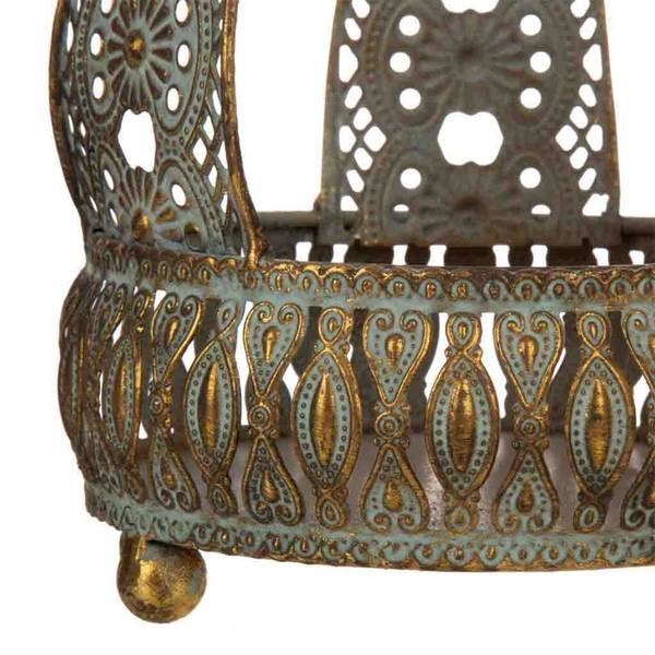 Kerzenhalter Jardin Iluminación Gold - Metall - 15 x 24 x 15 cm