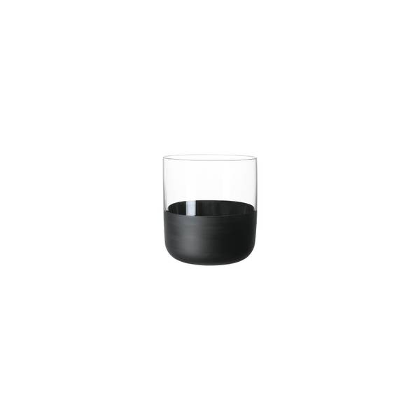 Bargläser Manufacture Rock 12er Set Schwarz - Kristallglas - 15 x 16 x 15 cm