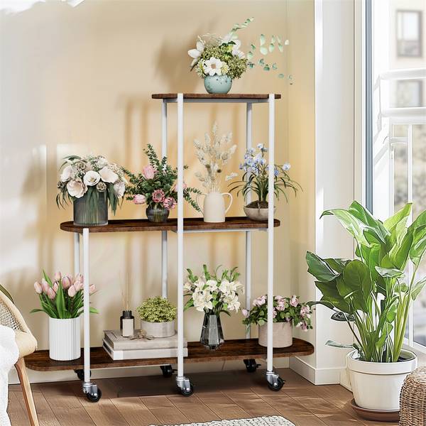 bader blumenstnder Lumaland Blumenstnder aus Bambus - 30 x 30 x 35,5 cm