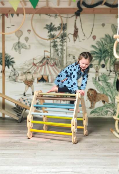 Kletterdreieck „Adventure“ Braun - Holzwerkstoff - 67 x 60 x 78 cm