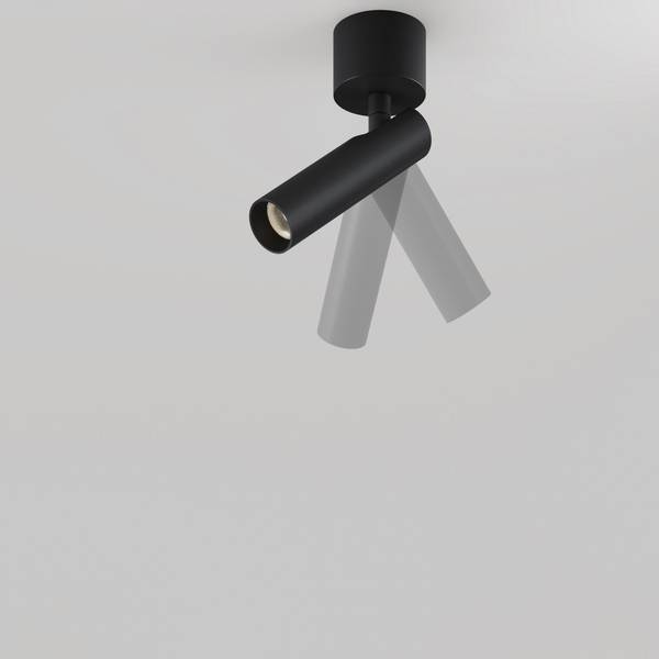 Plafonnier Axe Nara Noir - Aluminium - 2 x 22 x 2 cm