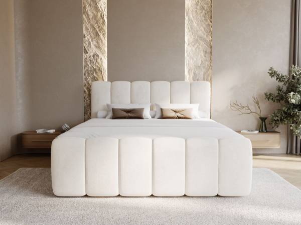 Boxspringbett CLOUD Beige - Liegefläche Breite: 180 cm
