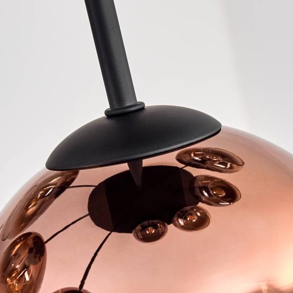 Deckenleuchte Cesaro Aluminium - Klarglas - 57 x 69 x 57 cm