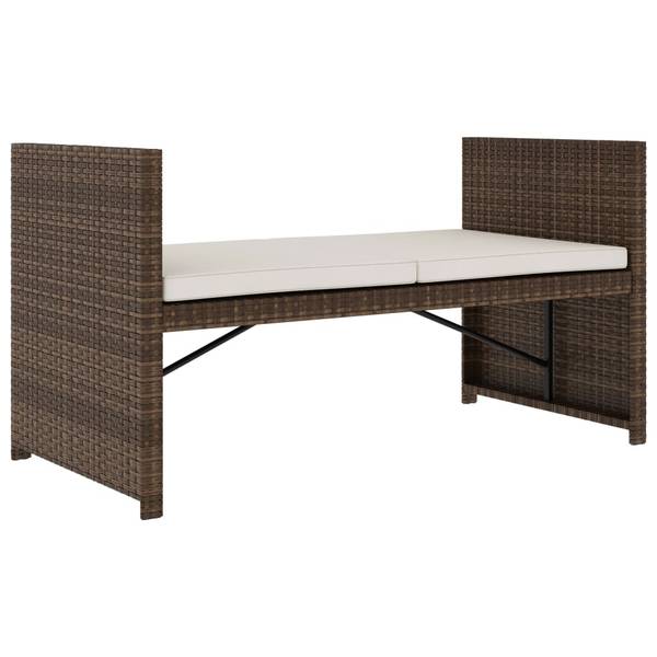 5-tlg. Garten-Lounge-Set XT6104 Braun - Rattan