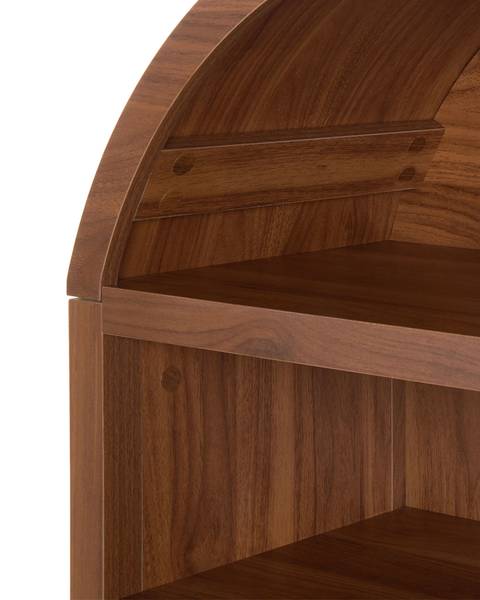 Schuhschrank LAMBINA Braun - Holzwerkstoff - 75 x 180 x 35 cm