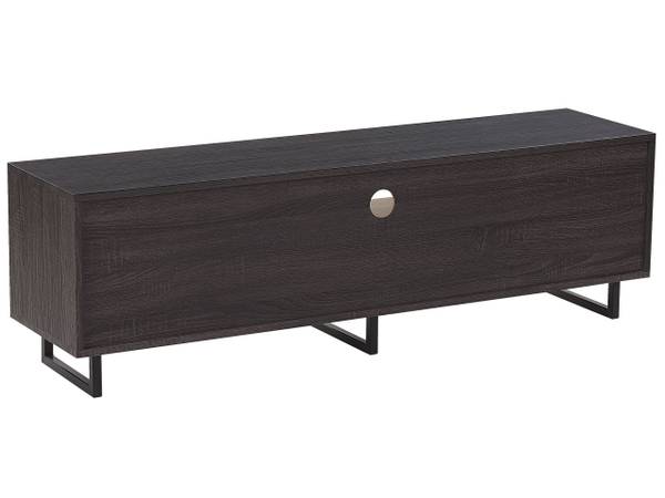 TV-Möbel MAINE Schwarz - Braun - Holzwerkstoff - 140 x 44 x 35 cm
