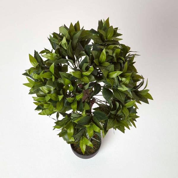 Kunstplant Laurierboom groen - polyester - 16 x 91 x 91 cm