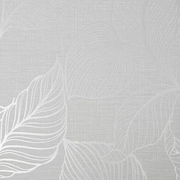 Vliestapete Royal Palm Moonstone Grau - 0,52m  x 10,05m  x 0,02m