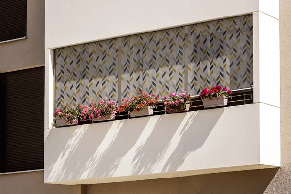 Außenrollo Formalis Motus Textil - 40 x 180 x 1 cm