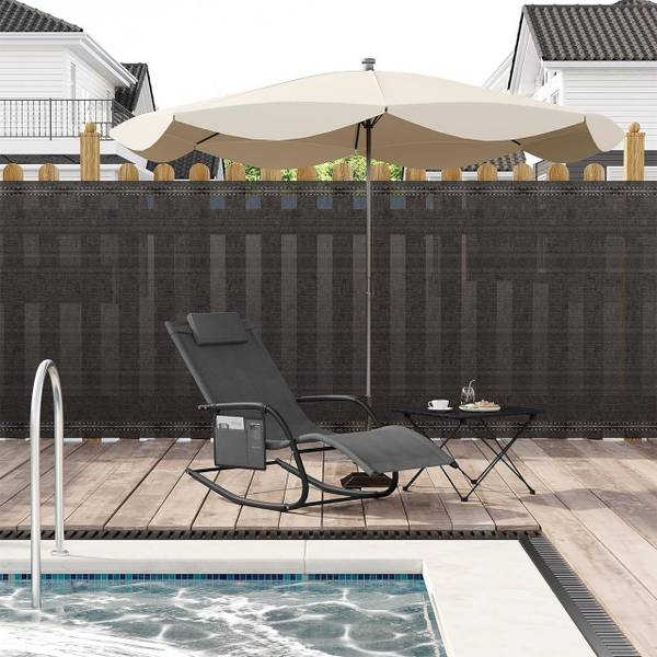 Liegestuhl Mustafa(2er Set) Grau