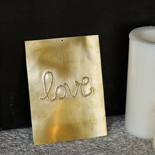 Wanddekoration ARTISANAT MAROCAIN 366 Gold - Kunststoff - 15 x 20 x 20 cm
