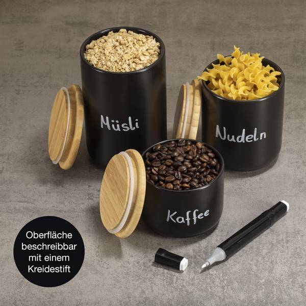 HOME Keramik Schwammhalter Set – 3 Dosen Für Küche Oder Bad, Spülmaschinenfest