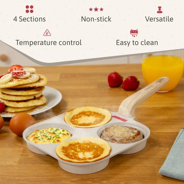 Spiegeleipfanne Pancake FPE1176 Weiß - Aluminium - 21 x 3 x 21 cm