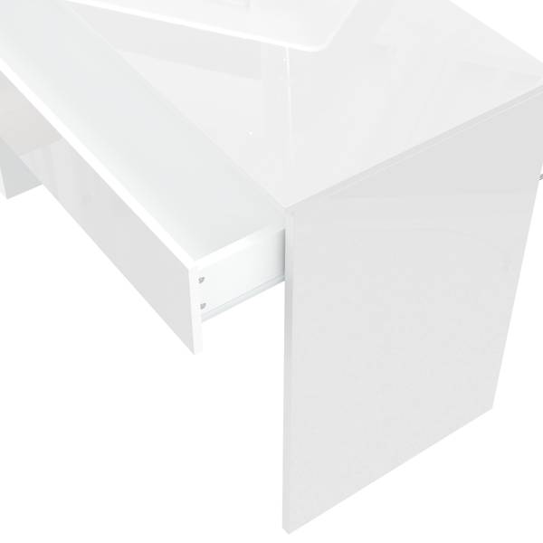 Schreibtisch BA1250M Ⅱ Weiß - Holzwerkstoff - 50 x 78 x 120 cm