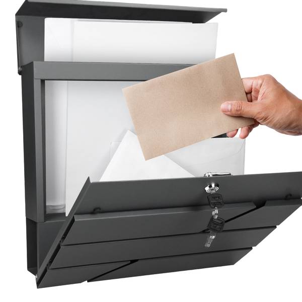 Briefkasten MOSKAU Anthrazit