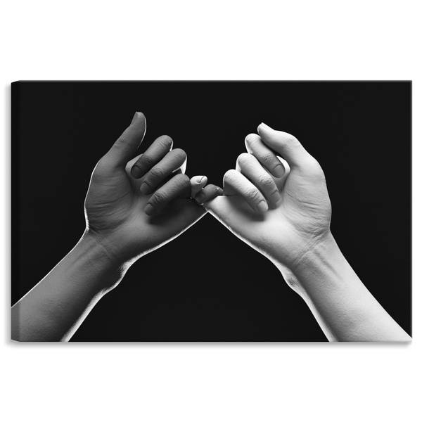 Afbeelding HANDEN Vingers Abstractie 90 x 60 x 60 cm