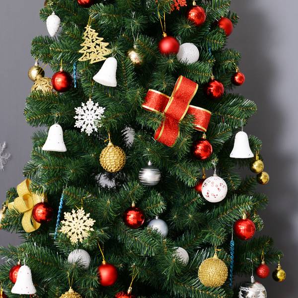 Tannenbaum mit Metallständer 830-183 Grün - Kunststoff - 81 x 210 x 81 cm