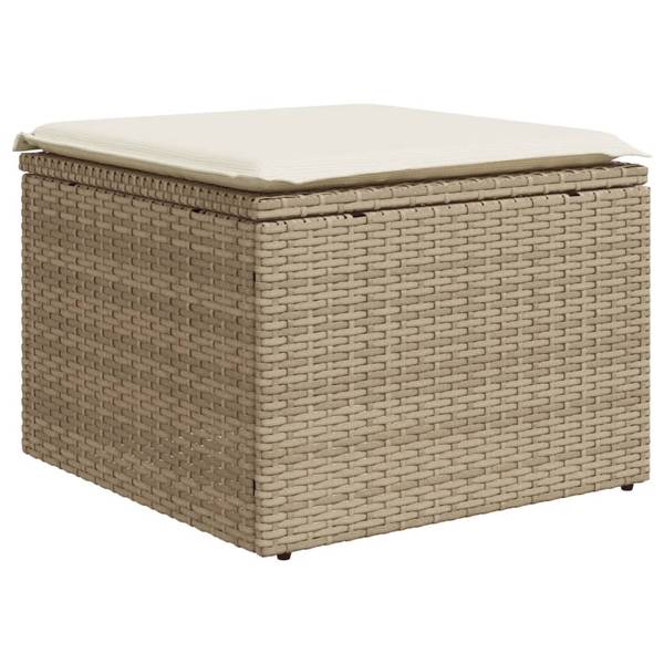Loungeset 3034990-1 set van 4 beige - crèmekleurig - wit