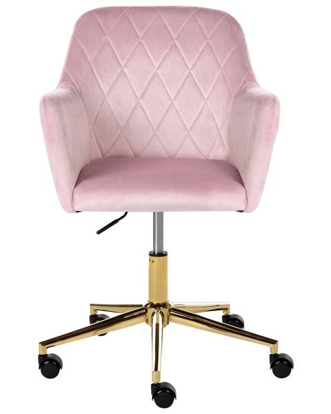 Bürostuhl LELORIA Gold - Pink
