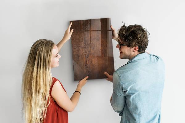 Magnettafel Wenge 40 x 60 cm