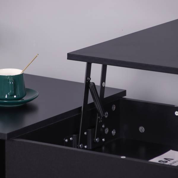 Table basse pliable Noir