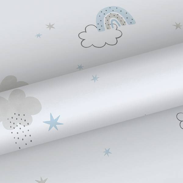Tapete 640638 Blau - Papier - 53 x 1005 x 53 cm