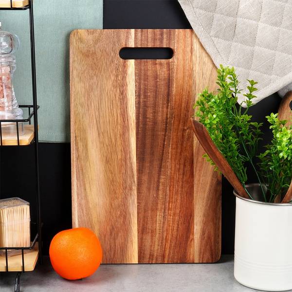 Schneidebrett 259743 Braun - Massivholz - 25 x 2 x 40 cm