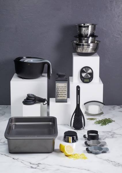 Backset Smart Space 7-teilig Grau - Metall - 2 x 2 x 1 cm