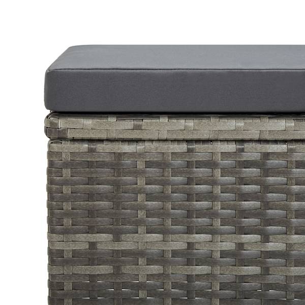 Garten-Essgruppe 3012316-10 11-teilig Grau - Polyester - Polyethylen - 109 x 74 x 167 cm