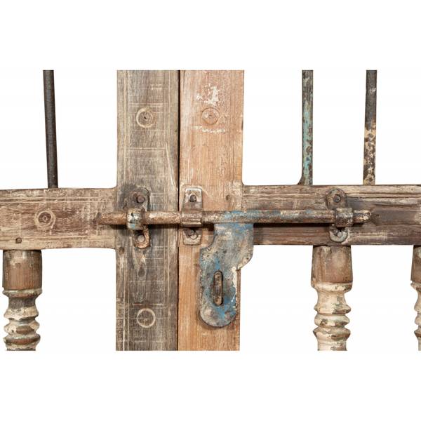 Gartentor DORF Braun - Massivholz - 15 x 204 x 227 cm