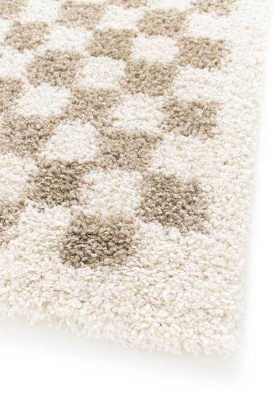 Teppich CHECKERS Beige - 200 x 290 x 200 cm