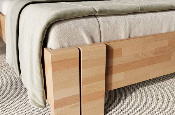Massivholzbett Visby Arhus Liegefläche Breite: 140 cm