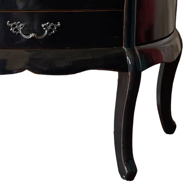 Sideboard 4523330030 Schwarz - Massivholz - 115 x 83 x 45 cm