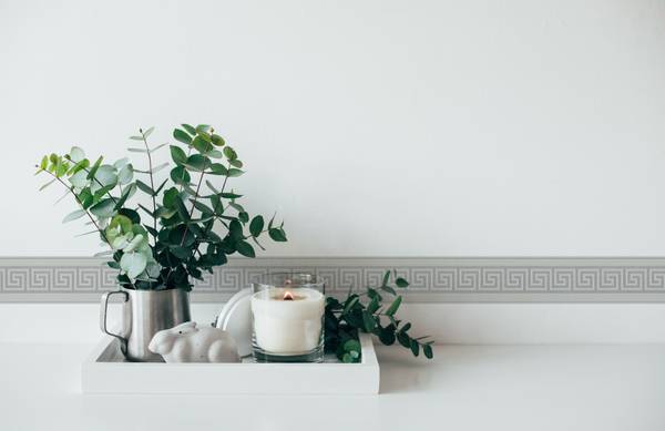 Bordüre 4324 selbstklebend Grafik Optik Grau - Fleece - 10 x 500 x 1 cm