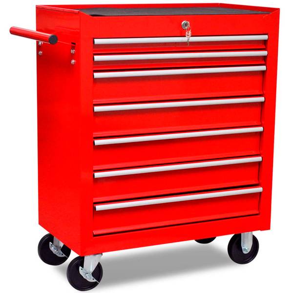 Chariot d'atelier 3002753-2 Rouge
