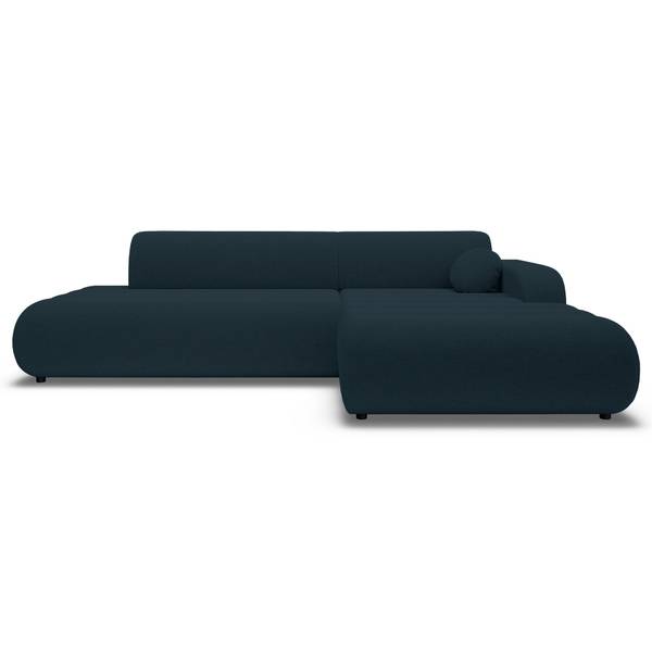 Ecksofa Arione Blau - Chenille - Polyamid - 283 x 74 x 176 cm