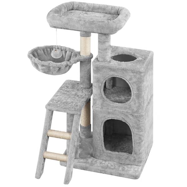 Kratzbaum ARB38 Grau - Holzwerkstoff - 41 x 94 x 49 cm