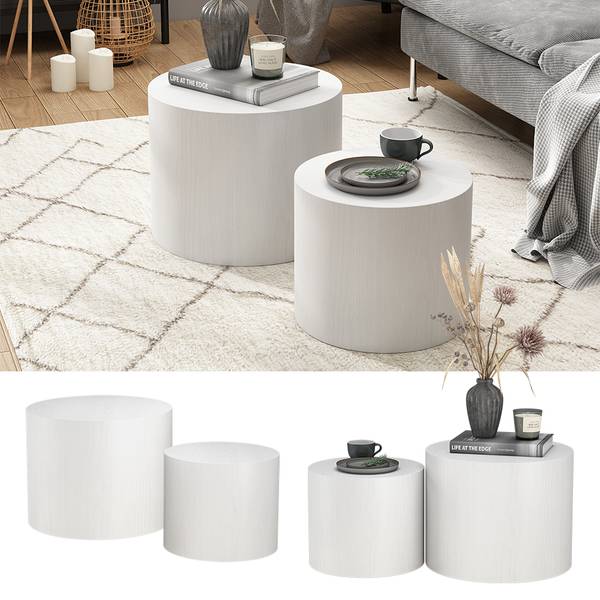 Couchtisch-Set Giva 51639 Reinweiß