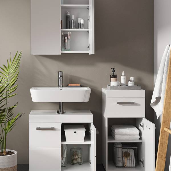 Meubles bain Luna 38780 Blanc
