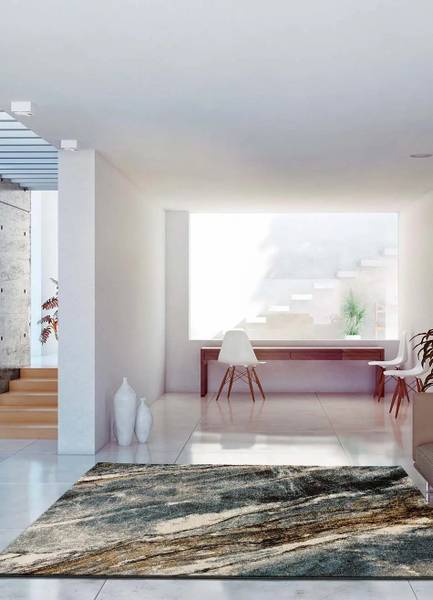 Tapis à poils courts MARMOL MADERA 140 x 200 cm