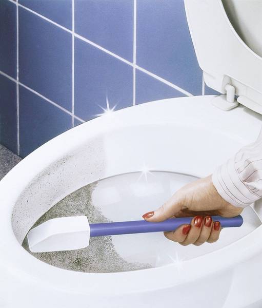 Toilettenreiniger 8894 Blau - Kunststoff - 3 x 3 x 28 cm
