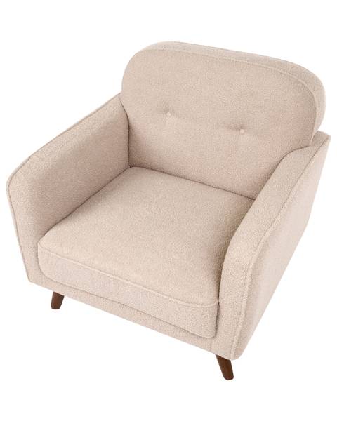 Sessel ETTRUM Beige - Braun - Naturfaser - 87 x 87 x 84 cm