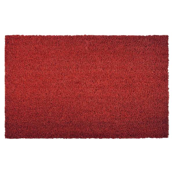Fußmatte Kokos 24 mm Rot - 100 x 100 cm
