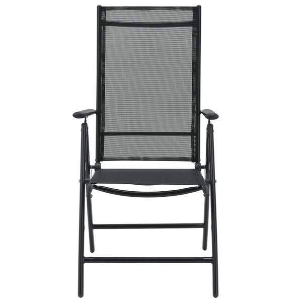 Gartengarnitur Milano 7-teilig Dunkelgrau - 150 x 75 x 90 cm