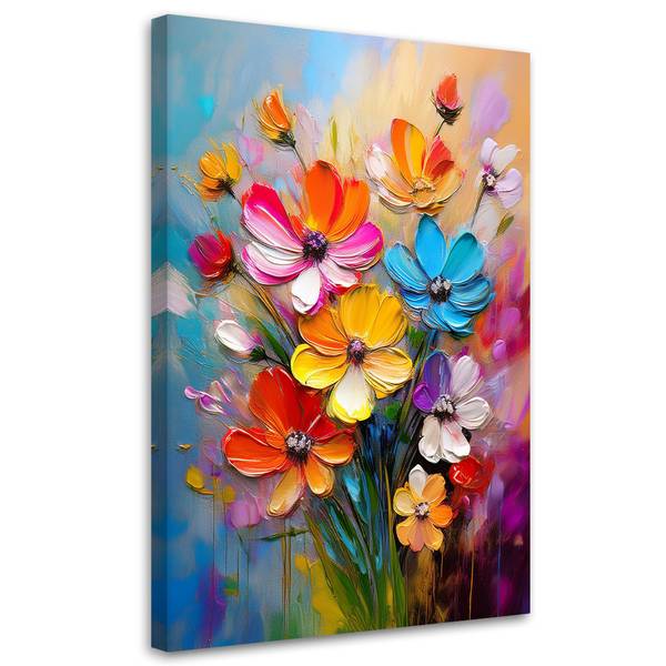 Wandbild Blume 70 x 100 cm