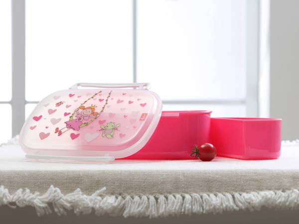 Lunchbox Tiere und Helden Rosé